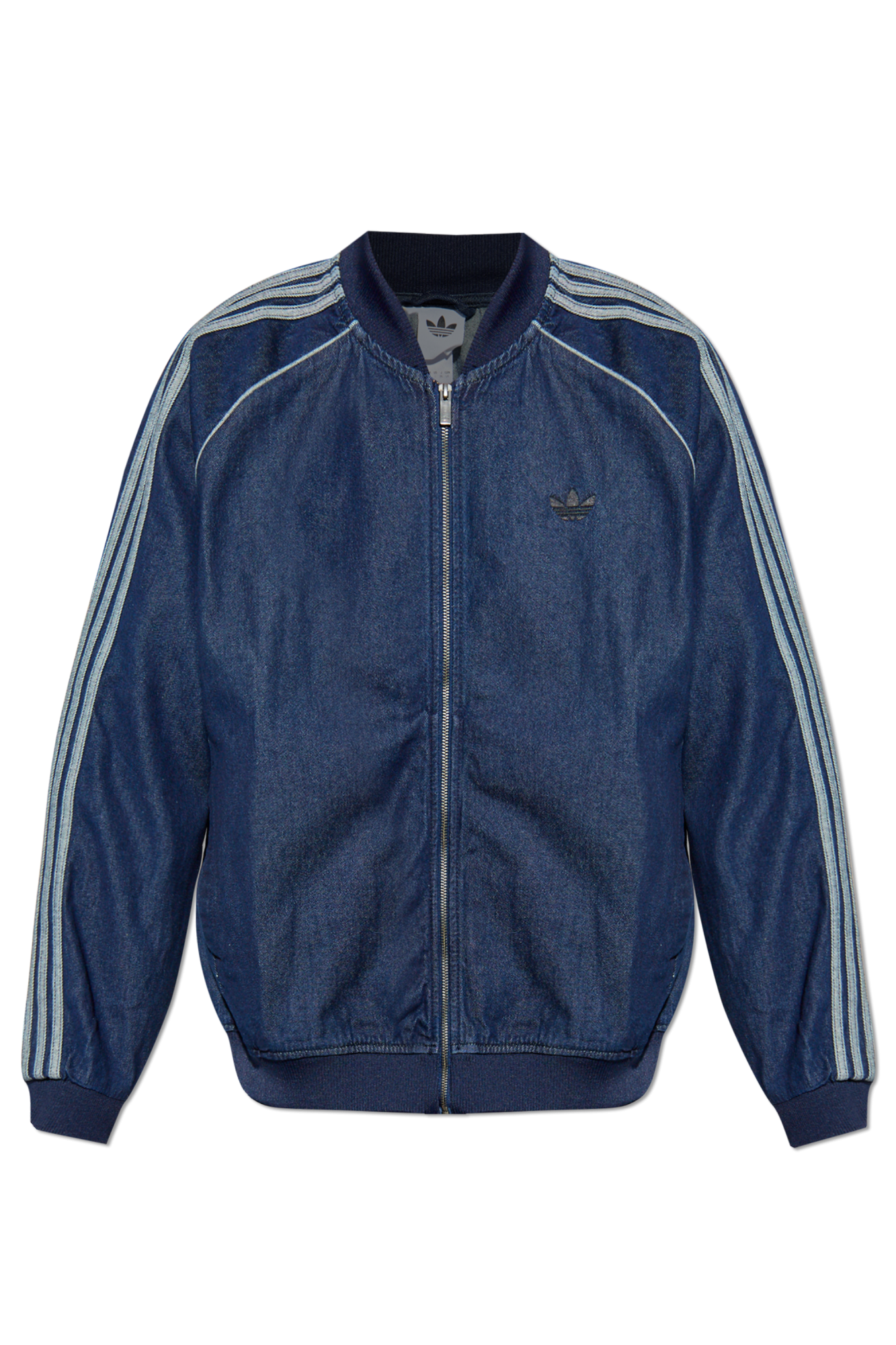 adidas originals Zip-up デニム ボンバー ジャケット ADIDAS Originals Denim bomber jacket | Men's Clothing | Vitkac